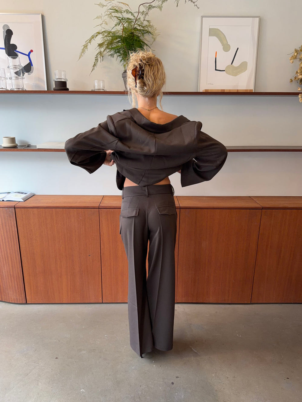 Alma suitbukser - Brun