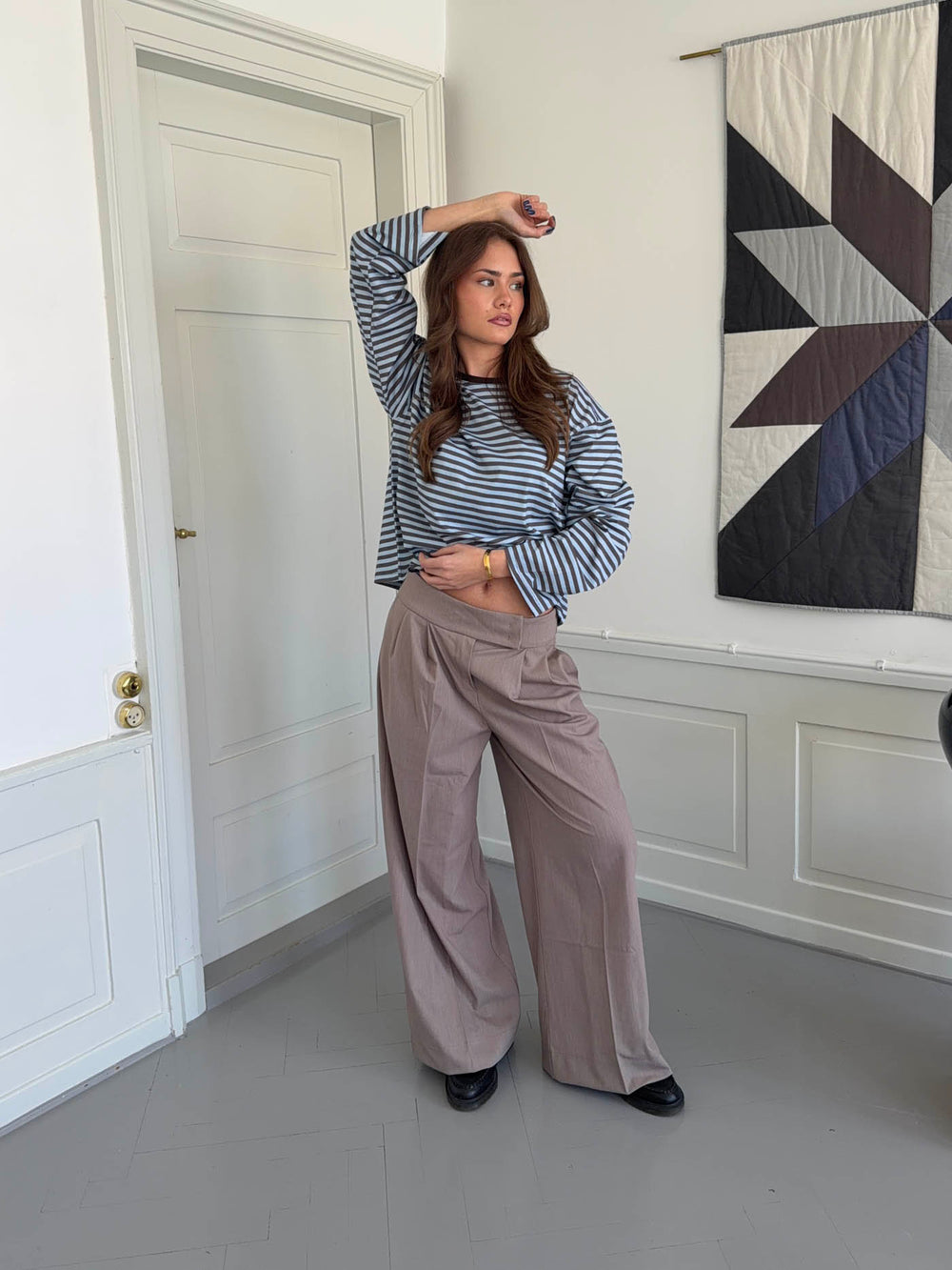 Belliano suitbukser - Taupe