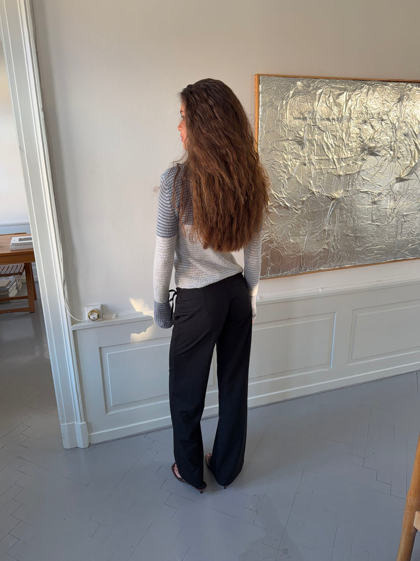 Vinna suitbukser med metalring - Sort