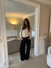 Vibe oversized suit bukser - Sort