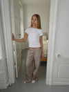 Salva suit bukser - Taupe