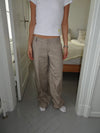 Salva suit bukser - Taupe