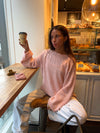Jhene striktrøje - Lyserød