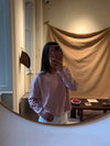 Aiko sweater med v-udskæring - Lyserød