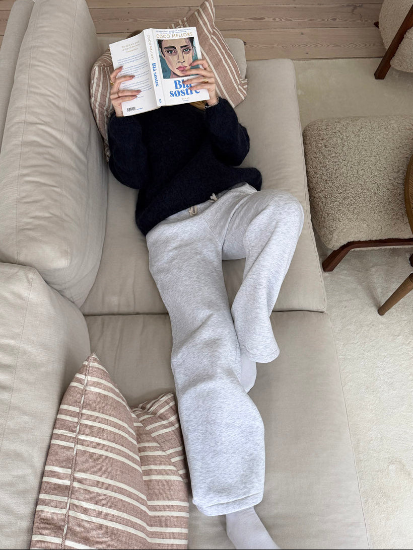 Tully sweatpants med snørrer - Grå