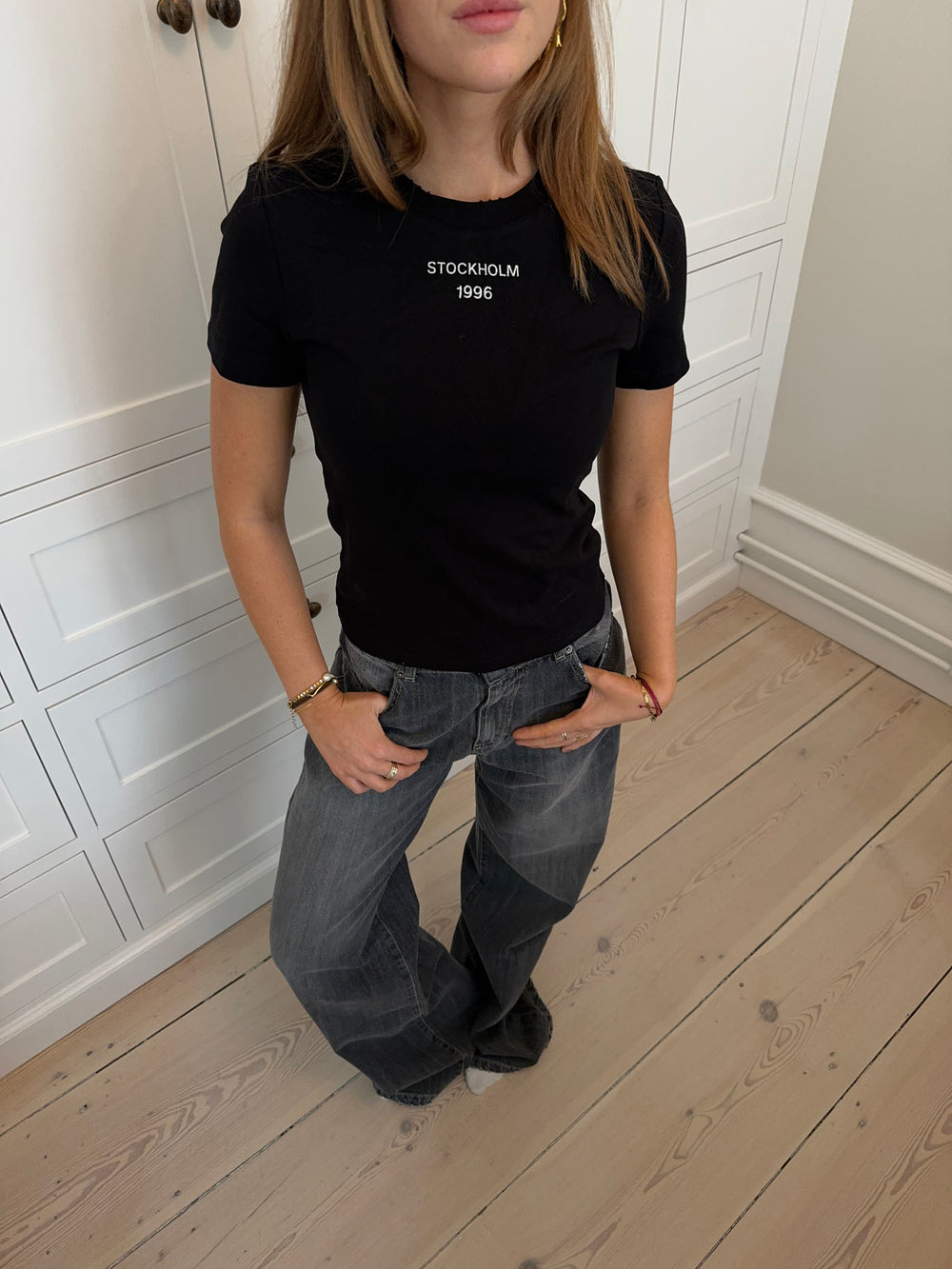 Stockholm 1996 t-shirt  - Sort