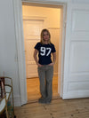 Lilana navy t-shirt m. 97 - Navy/hvid