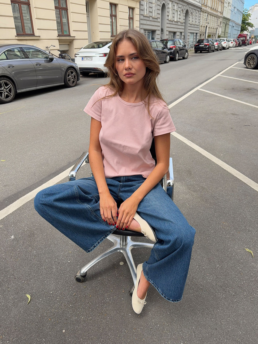 Marta t-shirt - Lyserød