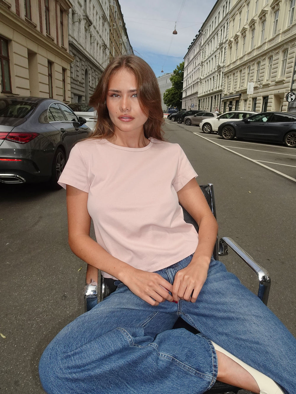 Marta t-shirt - Lyserød