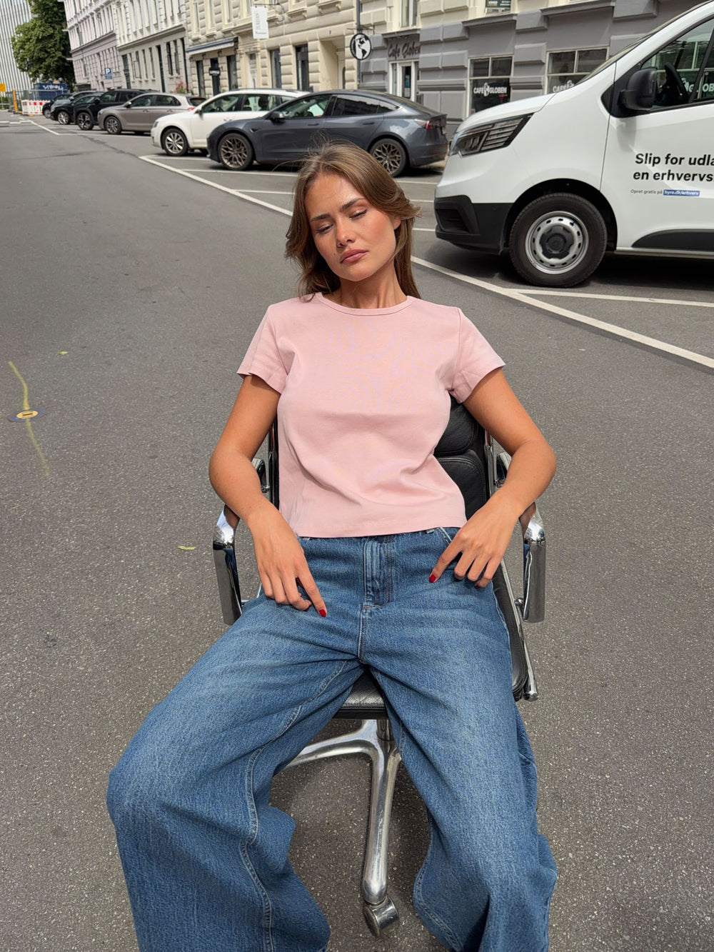 Marta t-shirt - Lyserød