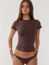 Flex t-shirt - Brun