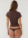 Flex t-shirt - Brun