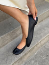 Tuvina split toe ballerina - Sort
