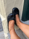 Auletta split toe ballerina med sløjfe - Sort