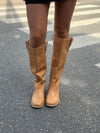 Justina tall støvler - Camel