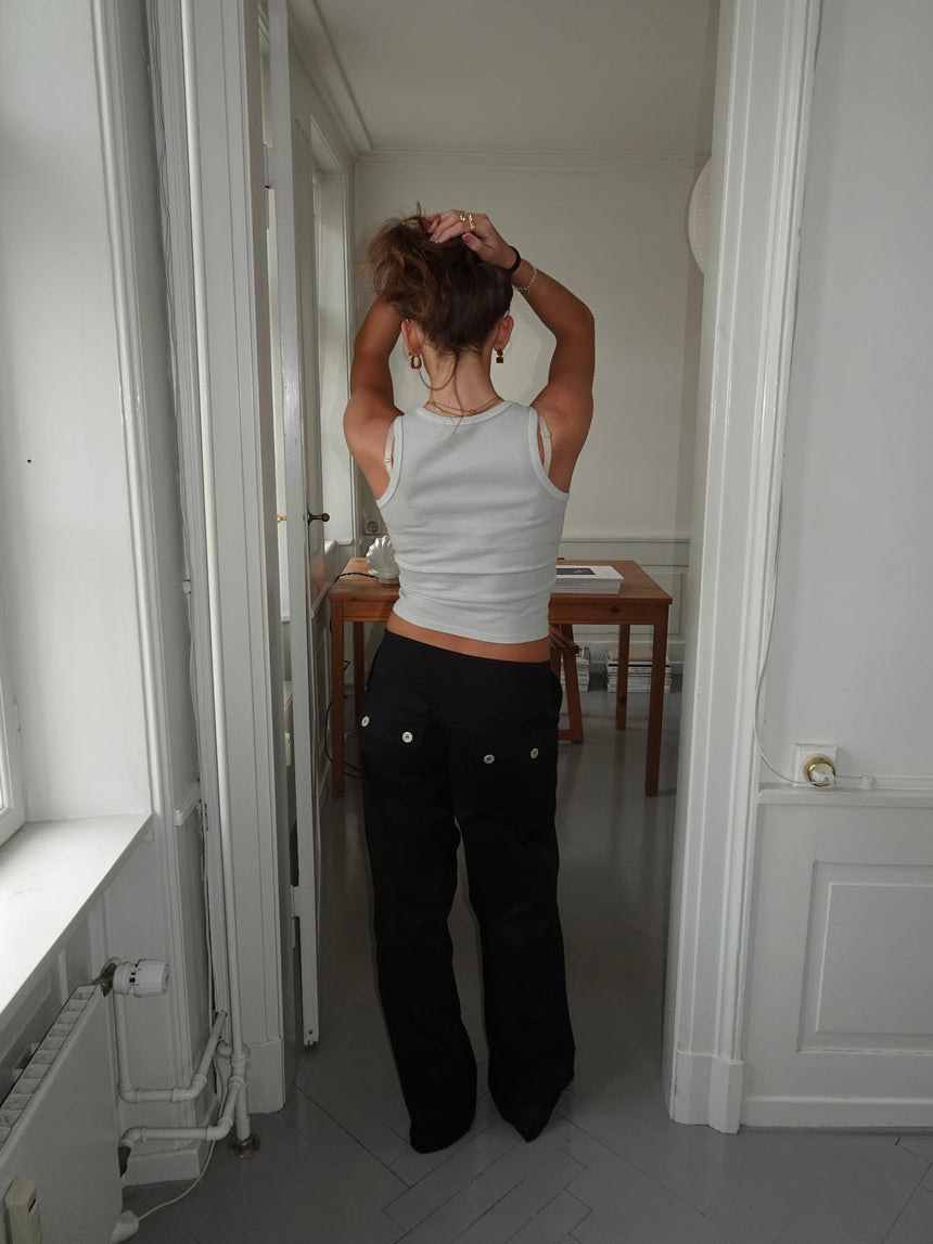 Chiara tank top - Lys grå