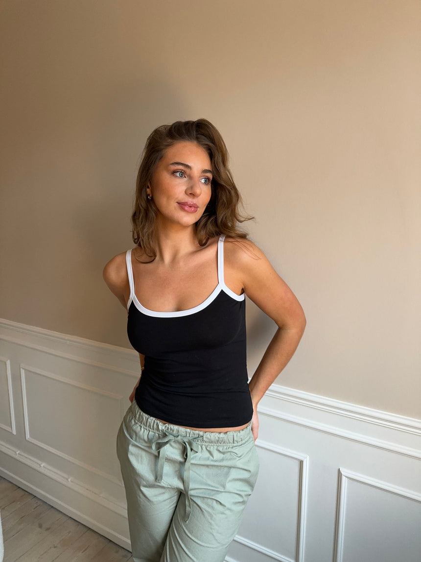 Wren tank top - Sort