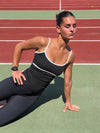 Speedana tanktop - Jet black/cloud