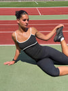 Speedana tanktop - Jet black/cloud