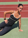 Speedana tanktop - Jet black/cloud