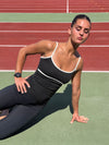 Speedana tanktop - Jet black/cloud
