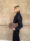 Mura taske i ruskind - Taupe