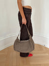 Henry taske med nitter - Taupe