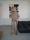 Selina ternede suit bukser - Brun/taupe