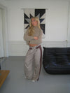 Selina ternede suit bukser - Brun/taupe