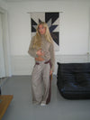 Selina ternede suit bukser - Brun/taupe