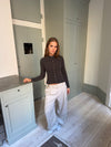 Delores ternede suit bukser - Beige