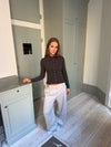 Delores ternede suit bukser - Beige