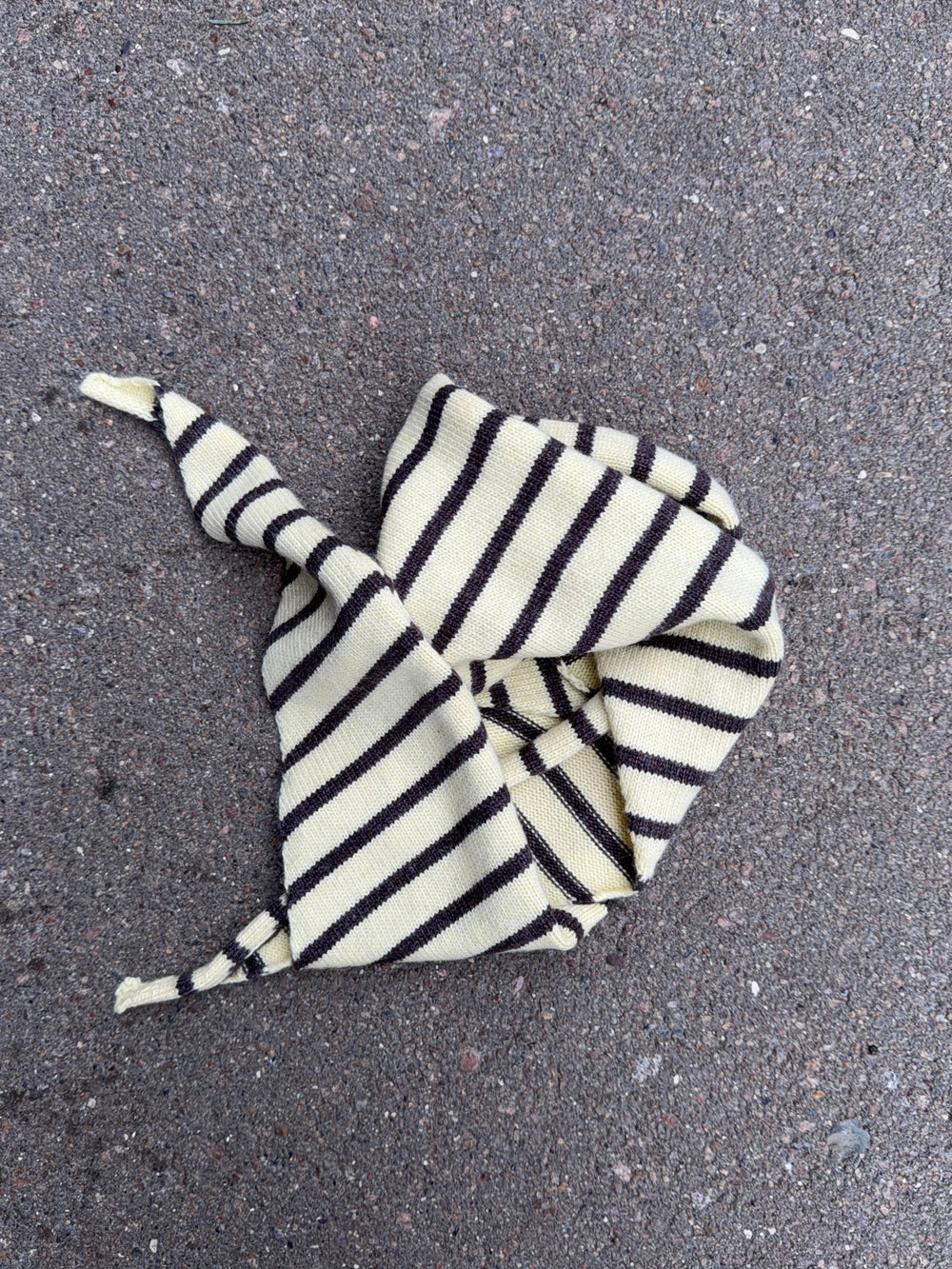 Dumela tørklæde med striber - Gul/brun