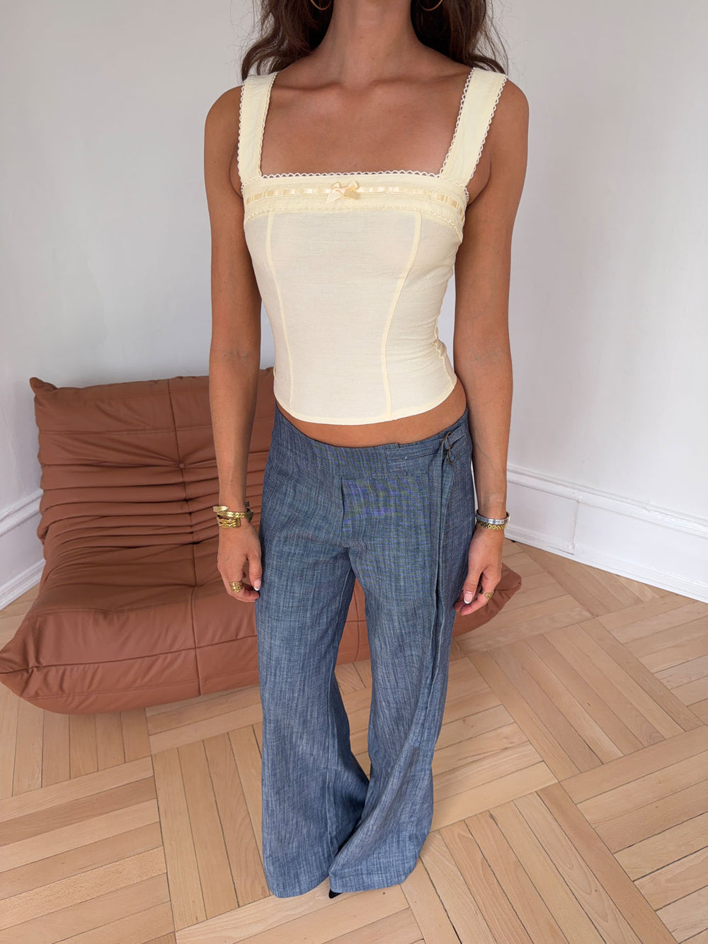 Icana top - Gul
