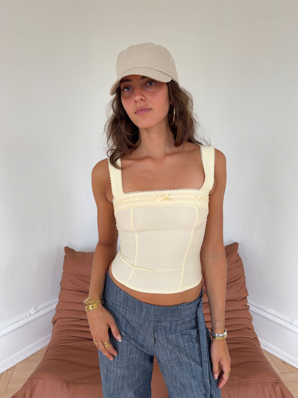 Icana top - Gul