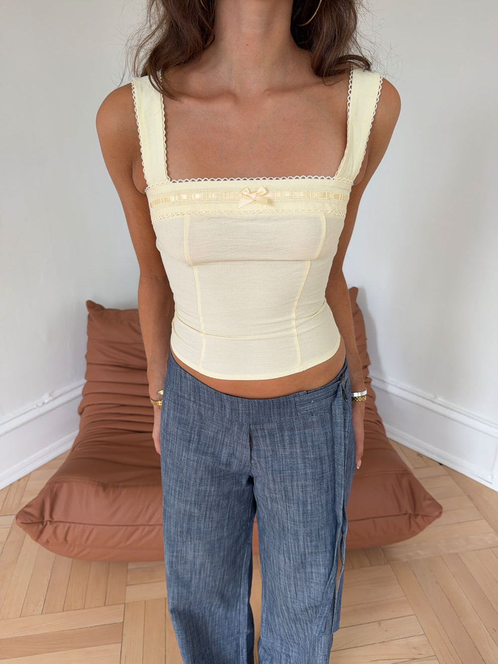 Icana top - Gul