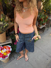 Metiana top - Koral orange