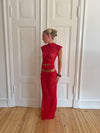 Marisole top i blonde - Rød