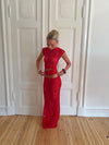 Marisole top i blonde - Rød