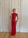 Marisole top i blonde - Rød