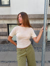 Nicana top i strik - Off white