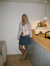 Floria top med blonder - Hvid