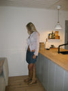 Floria top med blonder - Hvid