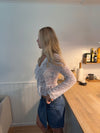 Floria top med blonder - Hvid