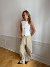 Lali top med knapper - Hvid