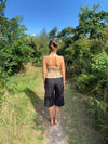 Kamela top med sløjfe - Beige/brun