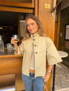 Malin Tomkins trekvartærmet jakke - Beige