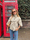 Malin Tomkins trekvartærmet jakke - Beige