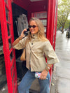 Malin Tomkins trekvartærmet jakke - Beige