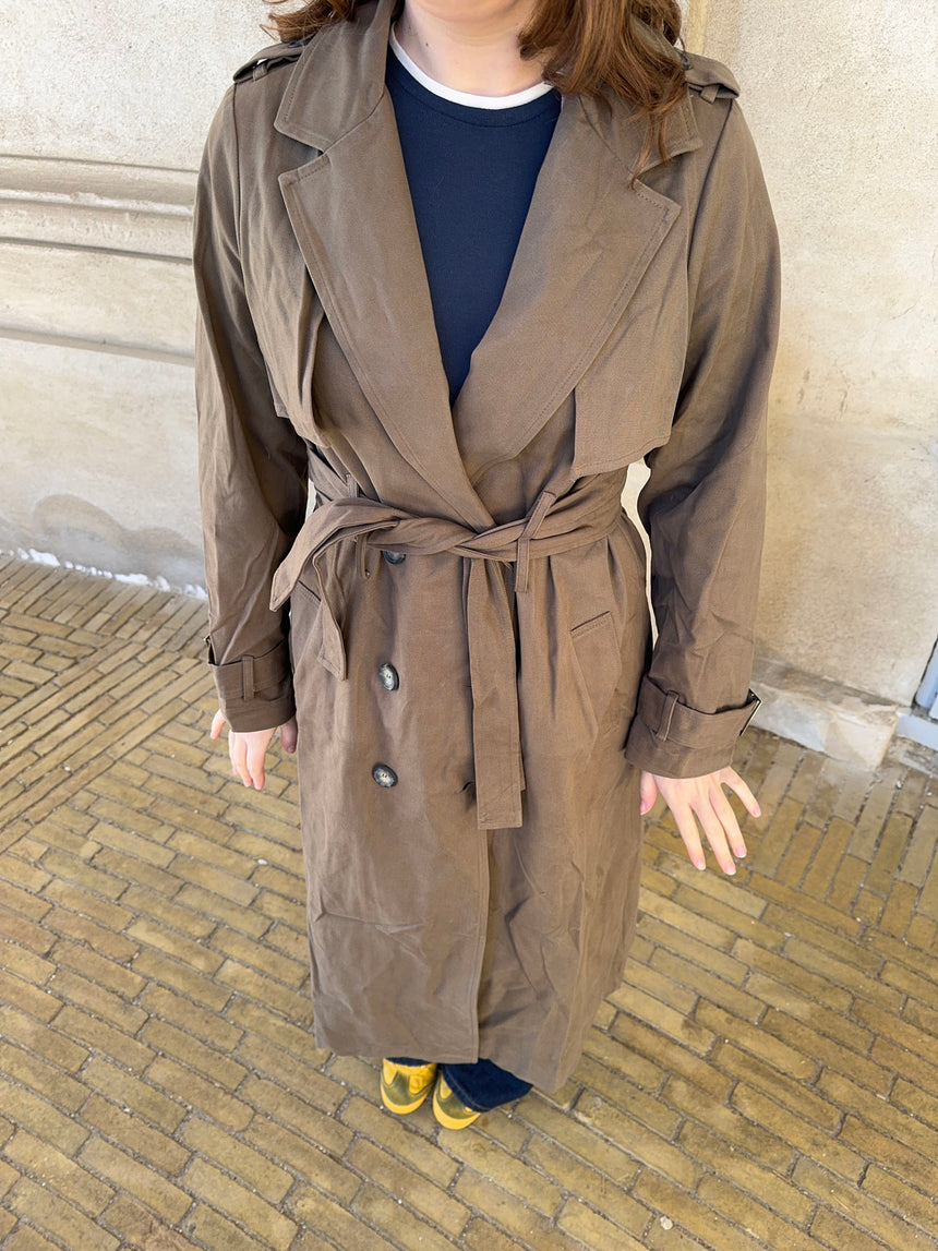 Bitta trenchcoat - Brun
